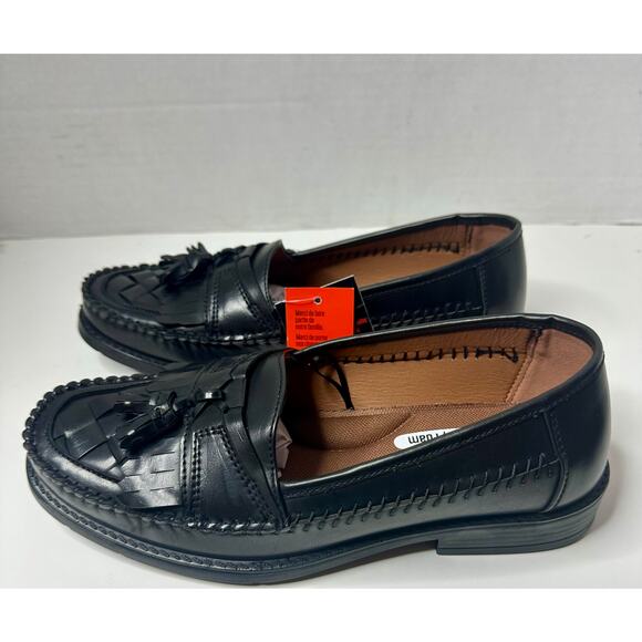 DEER STAGS Men's Herman Tassel Loafer Shoes Jet Black Size 9M NWT - Picture 4 of 8